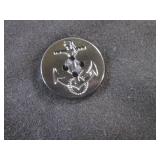 (BR1) US Navy Black Wool Pea Coat 1...