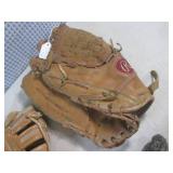 (EW6) 5 Assoorted Baseball Gloves...