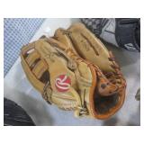 (EW5) 5 Assoorted Baseball Gloves...