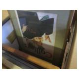 (A-1) Box of Assorted Framed Vintag...