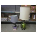 (CS) Vintage Green Globe Table Lamp...