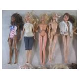 (EW4) Assorted Barbie Dolls...