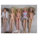(EW4) Assorted Barbie Dolls...