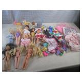 (EW4) Assorted Dolls, Accessories a...
