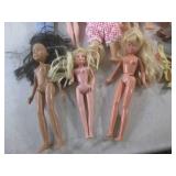 (EW4) Assorted Dolls, Accessories a...