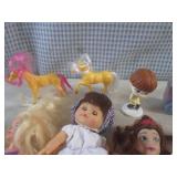 (EW4) Assorted Dolls, Accessories a...