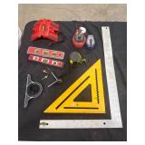 Assorted Measurement & Leveling Tools