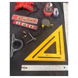 Assorted Measurement & Leveling Tools