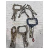 Assorted Locking Pliers Lot