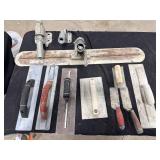 Concrete Finishing Tool Lot