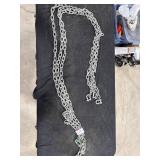 Heavy-Duty Metal Chain with Shackles