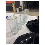Black Octagonal Dinnerware & Tumblers