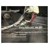 2003 Arctic Cat Firecat 700 EFI Snowmobile