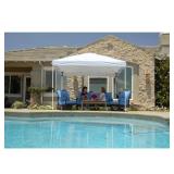 Everbilt 10 ft. x 10 ft. Commercial Instant Canopy-Pop Up Tent with Wall Panel White w/ Canopy Weights