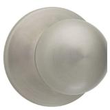 (5) Kwikset Polo Satin Nickel Hall/Closet Door Knob Featuring Microban Antimicrobial Technology