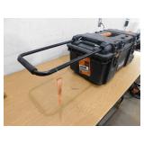 RIDGID Pro Gear System Gen 2.0 Mobile Job 28 in Durable Rolling Tool Box With Telescopic Handle