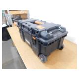 RIDGID Pro Gear System Gen 2.0 Mobile Job 28 in Durable Rolling Tool Box With Telescopic Handle