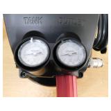 Husky 3 Gal. 120 PSI Portable Electric Oil-Free Light Duty Pancake Air Compressor with Fold Down Handle and 1-Quick Coupler