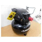 Husky 3 Gal. 120 PSI Portable Electric Oil-Free Light Duty Pancake Air Compressor with Fold Down Handle and 1-Quick Coupler