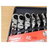 Milwaukee 144-Position Flex-Head Ratcheting Combination Wrench Set Metric (15-Piece)