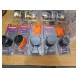 Huge lot of assorted door knobs, pulls, and hardware.