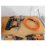 RIDGID 6 Gal. 150 PSI Electric Air Compressor with 25 ft. Hose, 18GA Brad Nailer, 16GA Finish Nailer and 18GA Finish Stapler