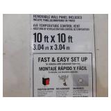 Everbilt 10 ft. x 10 ft. Commercial Instant Canopy-Pop Up Tent with Wall Panel White w/ Canopy Weights