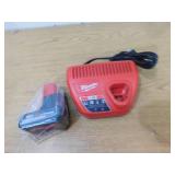 Milwaukee M12 12-Volt Lithium-Ion XC High Output 5.0 Ah Battery Pack with Charger Starter Kit