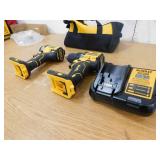 DEWALT ATOMIC 20-Volt MAX Lithium-Ion Cordless Combo Kit (2-Tool) with, Charger and Bag