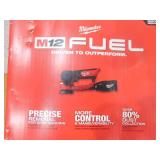 New - Milwaukee M12 FUEL 12V Lithium-Ion Brushless Cordless 3 in. Random Orbital Detail Sander
