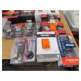 Huge lot of assorted door knobs, pulls, and hardware.