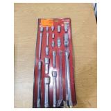 Husky 1/4 in., 3/8 in., 1/2 in. Drive Accessory Set (18-Piece)