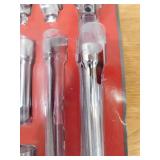 Husky 1/4 in., 3/8 in., 1/2 in. Drive Accessory Set (18-Piece)