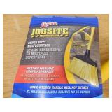 Quickie Jobsite Multi-Surface Fiberglass Handle Angle Broom