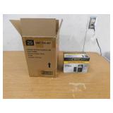 New - 6  Defiant Single Cylinder Square Electronic Keypad Deadbolt Matte Black