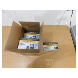 New - 6  Defiant Single Cylinder Square Electronic Keypad Deadbolt Matte Black