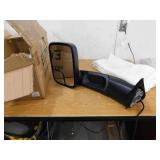 Pair For 1998-2002 Dodge Ram Power Heated Flip Up Side View Towing Mirrors