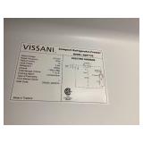 Vissani 7.1 cu. ft. Top Freezer Refrigerator in Stainless Steel Look Model # MDFF7SS (Used,Minor Transit Damage See Photos)