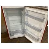 Galanz 22 in. 7.6 cu. ft. Retro Top Freezer Refrigerator, Hot Rod Red Model # GLRF76TMRDER2