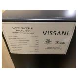 Vissani 7.1 cu. ft. Manual Defrost Convertible Upright Freezer in Stainless Steel Look Model # MDUFC7SS4 (Door Is Not Connected Due To Transit Damage, See Photos)