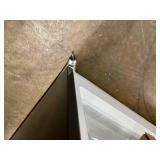 Vissani 7.1 cu. ft. Manual Defrost Convertible Upright Freezer in Stainless Steel Look Model # MDUFC7SS4 (Door Is Not Connected Due To Transit Damage, See Photos)