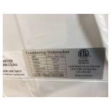 EUHOMY Countertop Dishwasher Portable with 6 Programs, 5L Built-in Water Tank for Apartments & RV, 167? High-Temp, No Hookup Needed, Mini Dishwasher Model: DW001-5WH-USZX