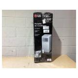 LG 5,100 BTU (DOE) 9,000 BTU (ASHRAE) 115-Volt Portable Air Conditioner with Dehumidifier Function and Remote in White Model # LP0525WFR