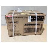 LG 5000 BTU Window Air Conditioner with Remote, Easy Mechanical Control Ultra-Quiet Compact-size Cools 150 Sq.Ft. for Small Room, Washable Filter AC Unit Easy Installation White LW5025R