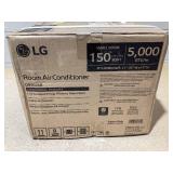 LG 5000 BTU Window Air Conditioner with Remote, Easy Mechanical Control Ultra-Quiet Compact-size Cools 150 Sq.Ft. for Small Room, Washable Filter AC Unit Easy Installation White LW5025R