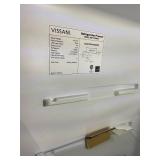 Vissani 7.2 cu. ft. Top Freezer Refrigerator in Fingerprint Resistant Stainless Steel Look Model # MDTF7SSES4 (Transit Damage, See Photos)
