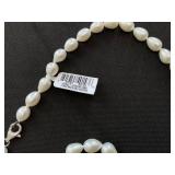 MCYS Cultured Freshwater Pearl Necklace (Clasp Needs Cleaning)