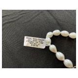 MCYS Cultured Freshwater Pearl Necklace (Clasp Needs Cleaning)