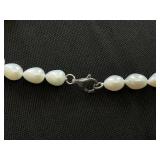 MCYS Cultured Freshwater Pearl Necklace (Clasp Needs Cleaning)
