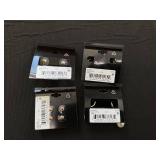 LOT OF 4 Anne Klein Earrings (1 Pack Missing 1 Pair)